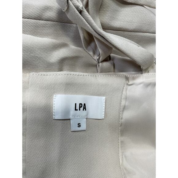 Lpa 'Liviana' Beige Poly Top Size S - Picture 4 of 5